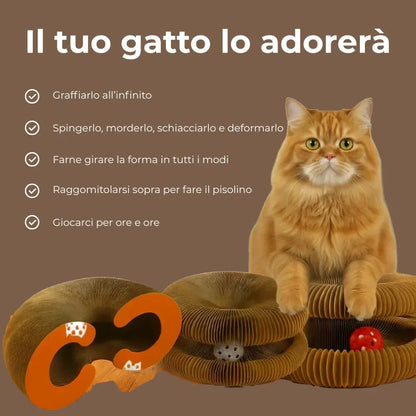 Tiragraffi interattivo per gatti