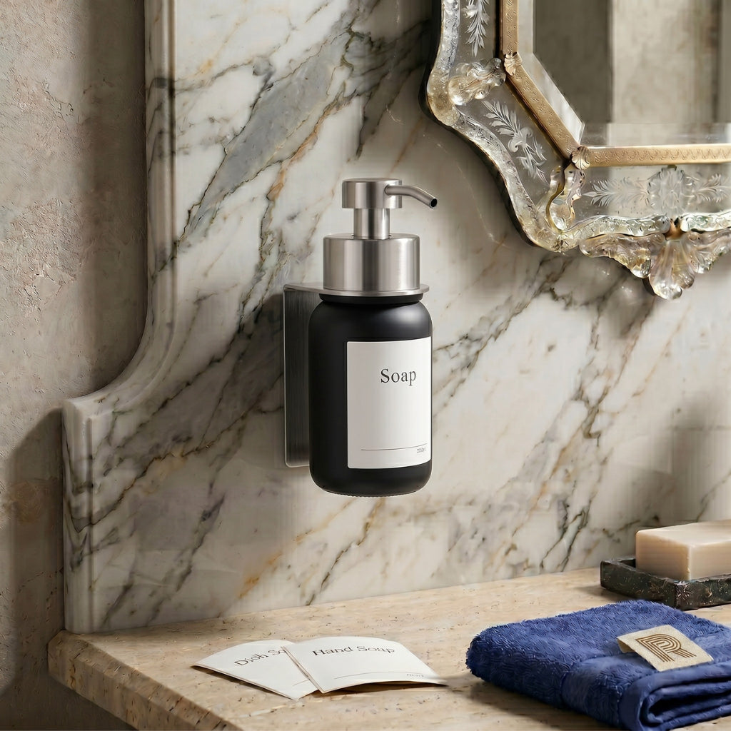 Sapino™ - Distributore di sapone da parete in vetro