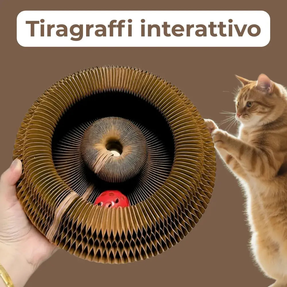 Tiragraffi interattivo per gatti