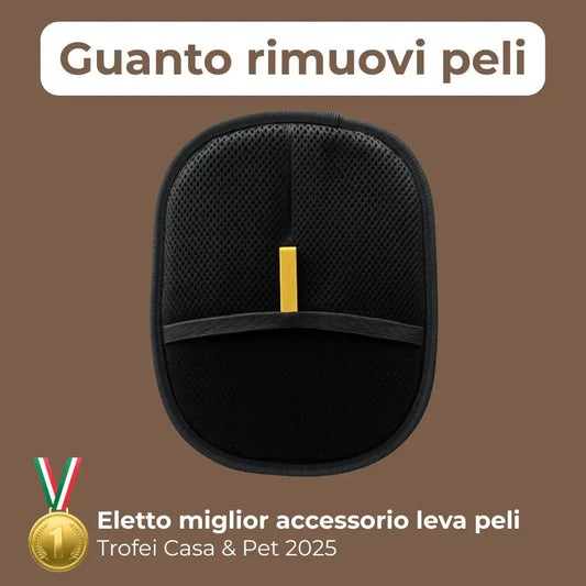 ZeroPelo™ – Guanto leva peli per pet, riutilizzabile ed ecologico